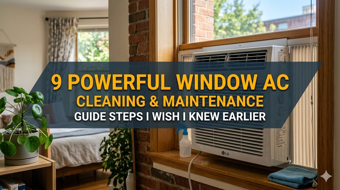 9 Powerful Window AC Cleaning & Maintenance Guide Steps I Wish I Knew Earlier