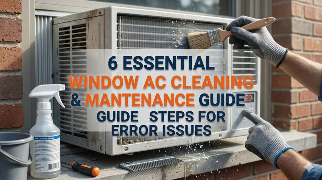 6 Essential Window AC Cleaning & Maintenance Guide Steps for Error Issues