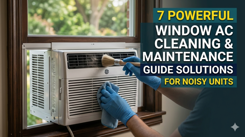 7 Powerful Window AC Cleaning & Maintenance Guide Solutions for Noisy Units