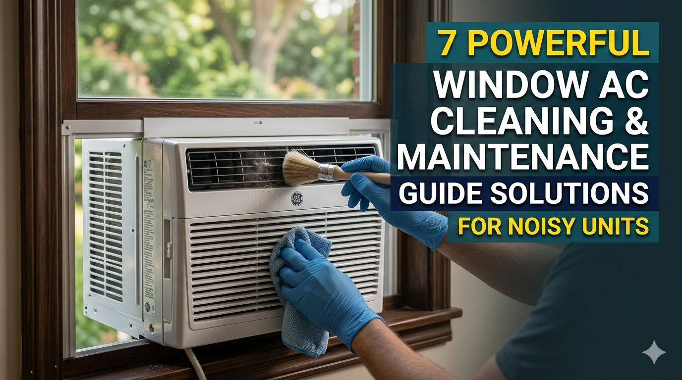 7 Powerful Window AC Cleaning & Maintenance Guide Solutions for Noisy Units