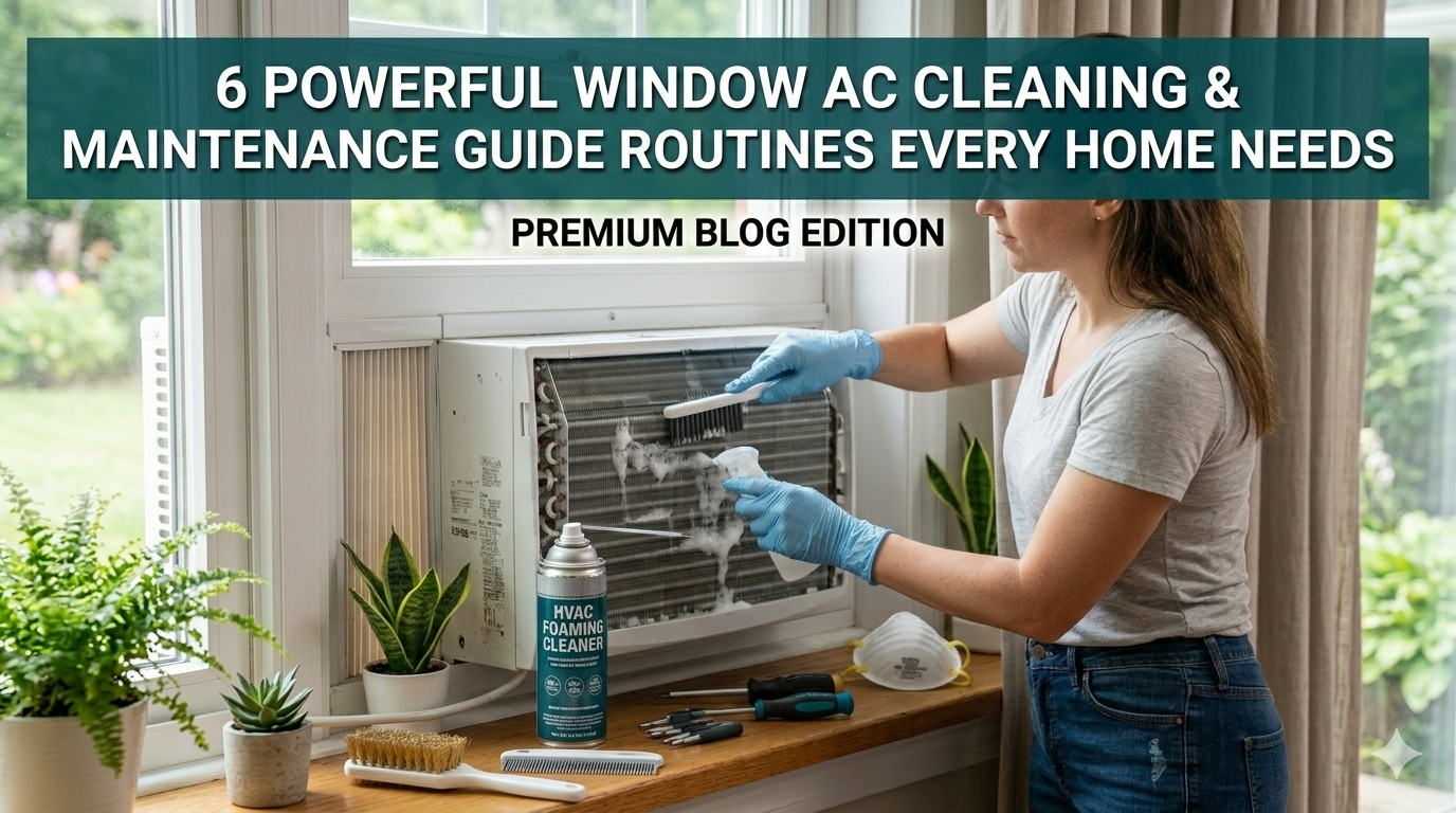 6 Powerful Window AC Cleaning & Maintenance Guide Routines Every Home Needs