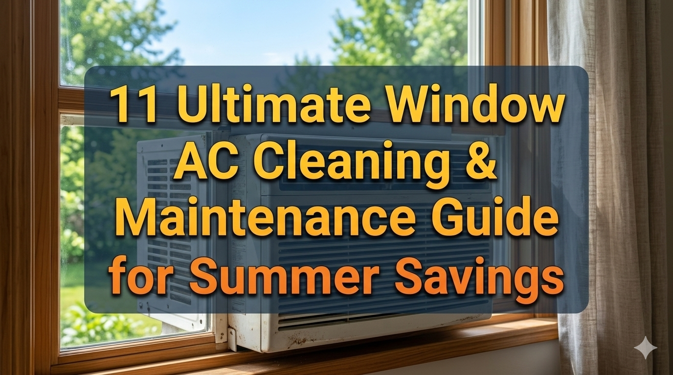 11 Ultimate Window AC Cleaning & Maintenance Guide Ideas for Summer Savings