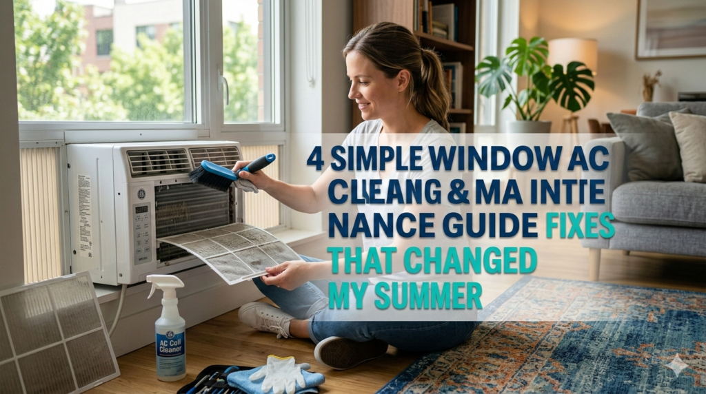 4 Simple Window AC Cleaning & Maintenance Guide Fixes That Changed My Summer