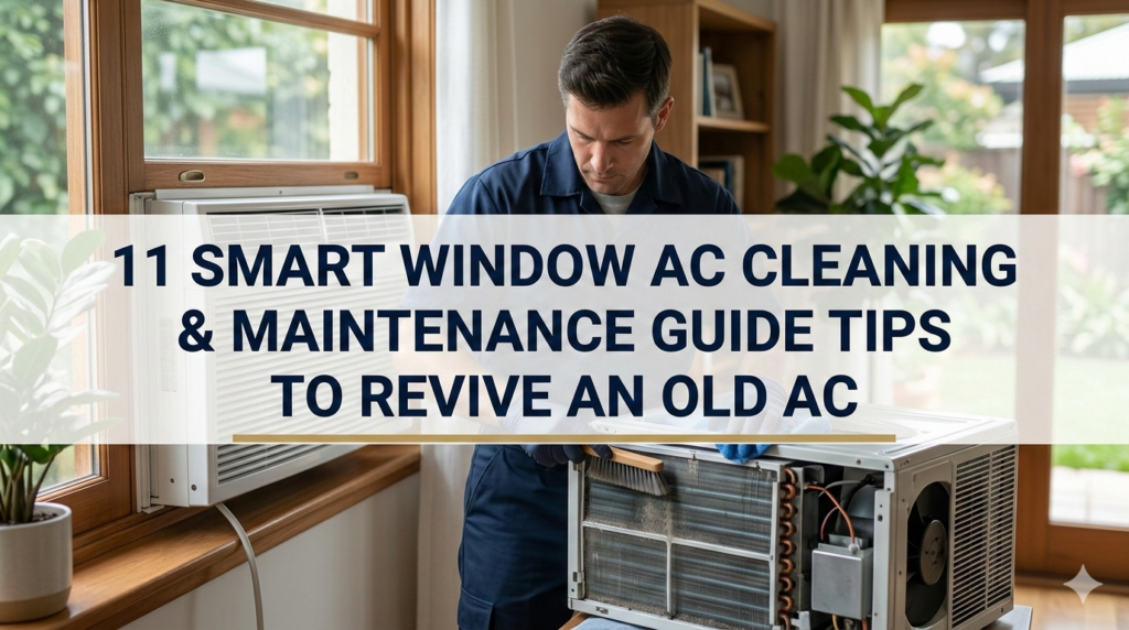11 Smart Window AC Cleaning & Maintenance Guide Tips to Revive an Old AC