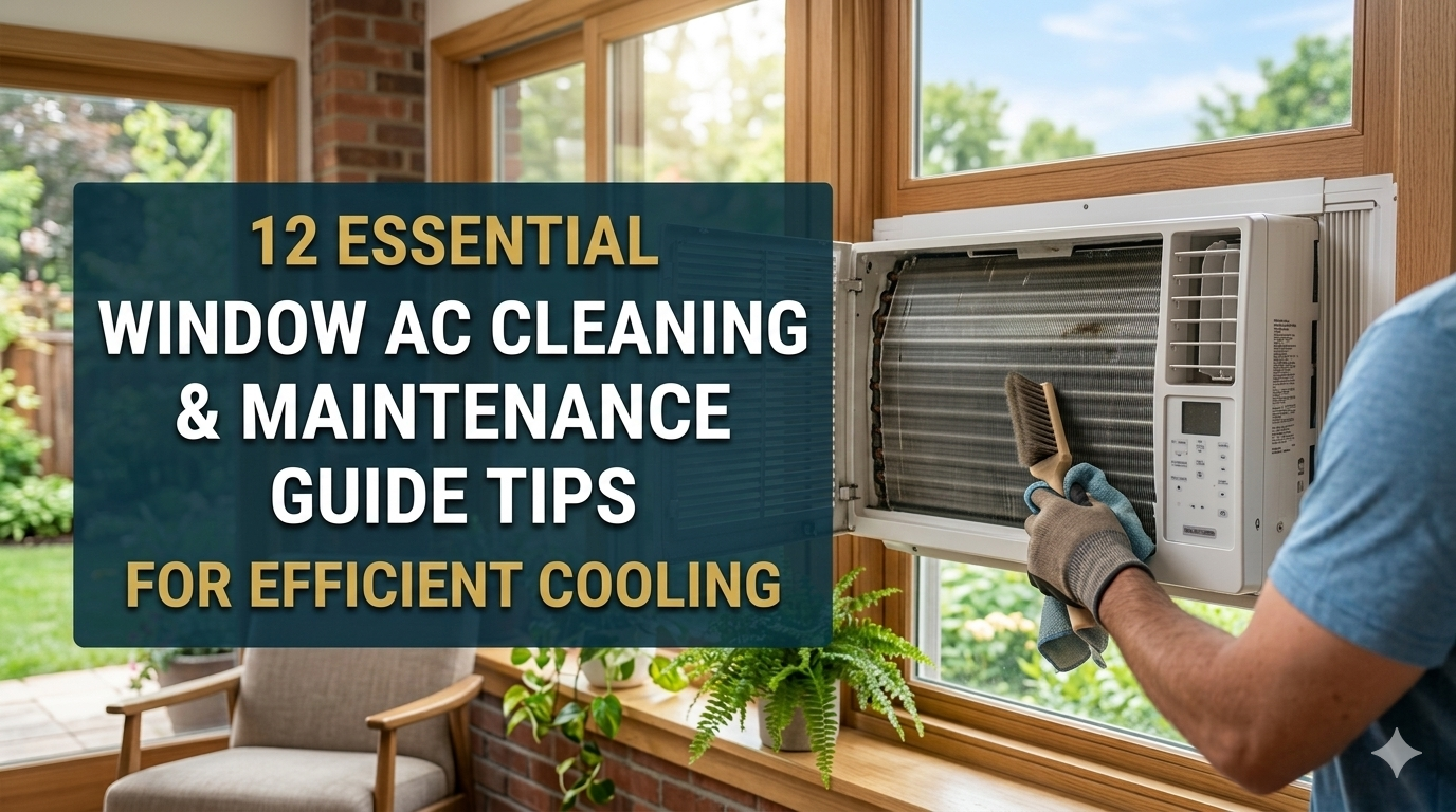 12 Essential Window AC Cleaning & Maintenance Guide Tips for Efficient Cooling