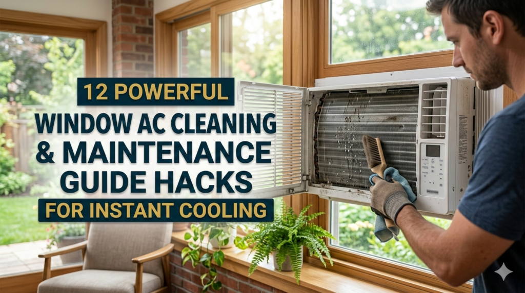 12 Powerful Window AC Cleaning & Maintenance Guide Hacks for Instant Cooling
