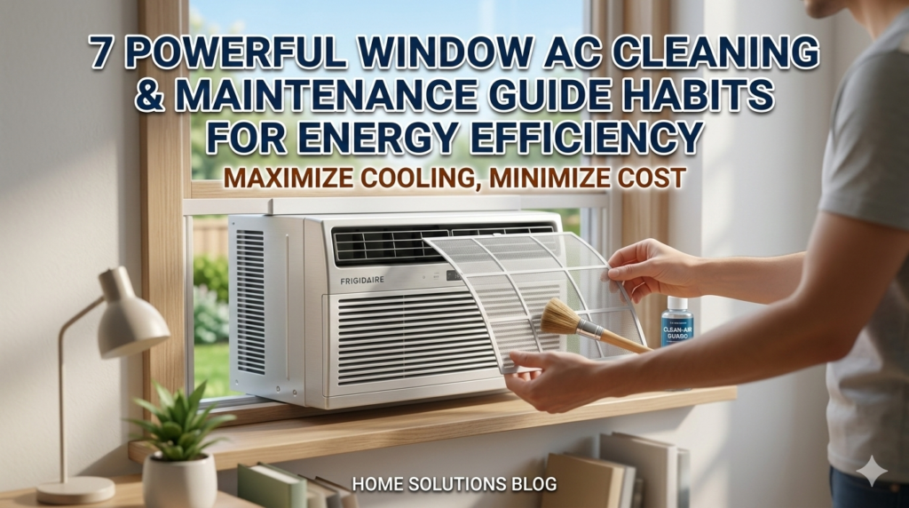 7 Powerful Window AC Cleaning & Maintenance Guide Habits for Energy Efficiency