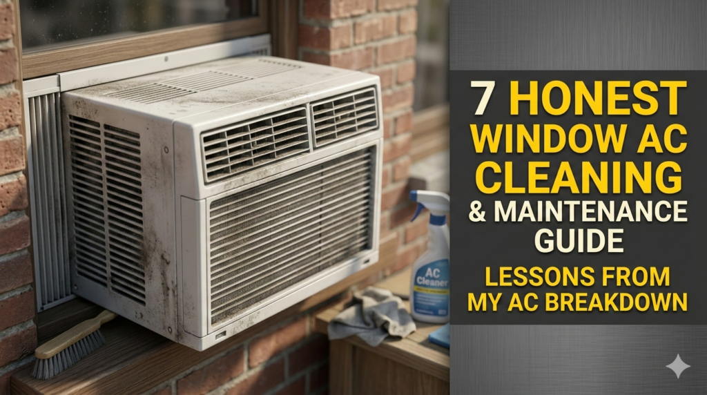 7 Honest Window AC Cleaning & Maintenance Guide Lessons From My AC Breakdown