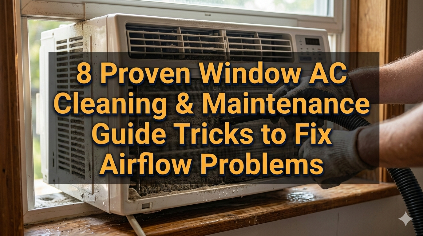 8 Proven Window AC Cleaning & Maintenance Guide Tricks to Fix Airflow Problems