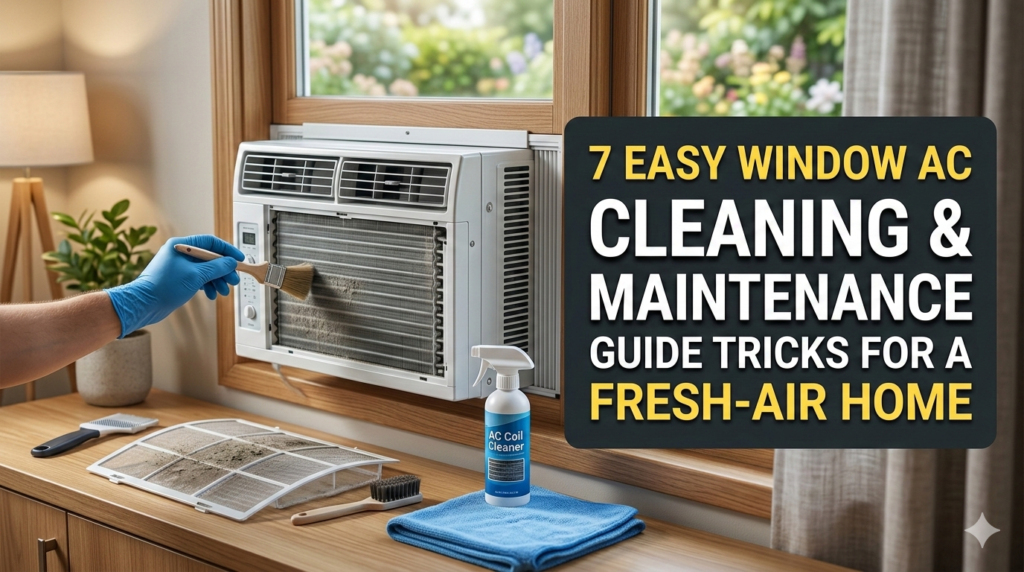 7 Easy Window AC Cleaning & Maintenance Guide Tricks for a Fresh-Air Home