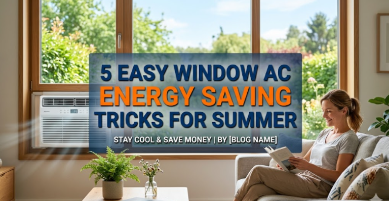 5 Easy Window AC Energy Saving Tricks for Summer