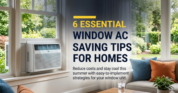 6 Essential Window AC Energy Saving Tips for Homes