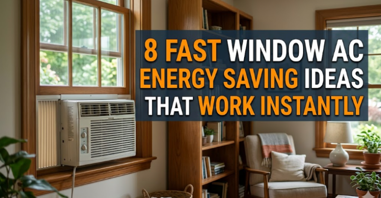 8 Fast Window AC Energy Saving Ideas That Work Instantly