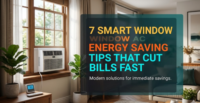 7 Smart Window AC Energy Saving Tips That Cut Bills Fast