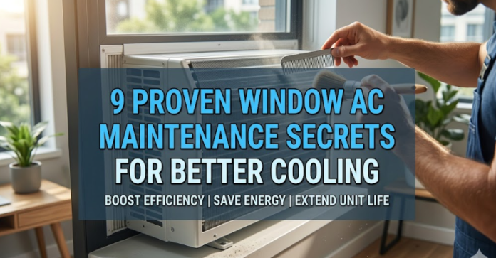 9 Proven Window AC Maintenance Secrets for Better Cooling