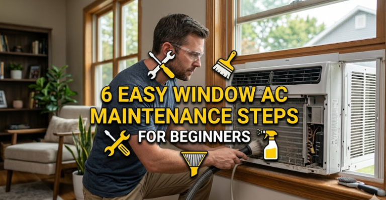 6 Easy Window AC Maintenance Steps for Beginners