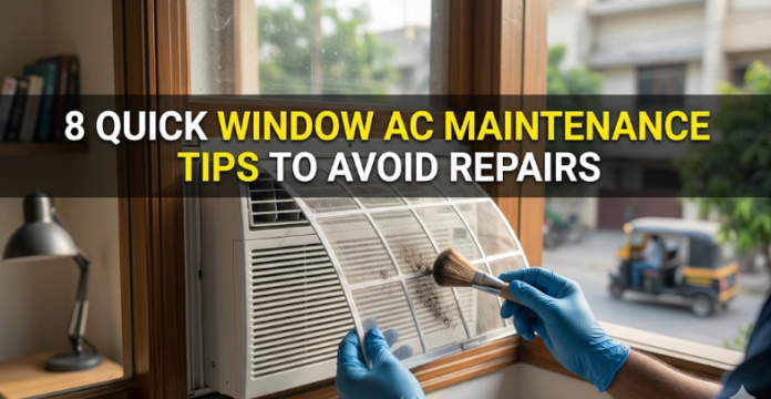 8 Quick Window AC Maintenance Tips to Avoid Repairs