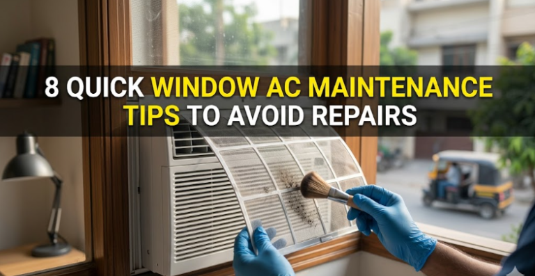 8 Quick Window AC Maintenance Tips to Avoid Repairs