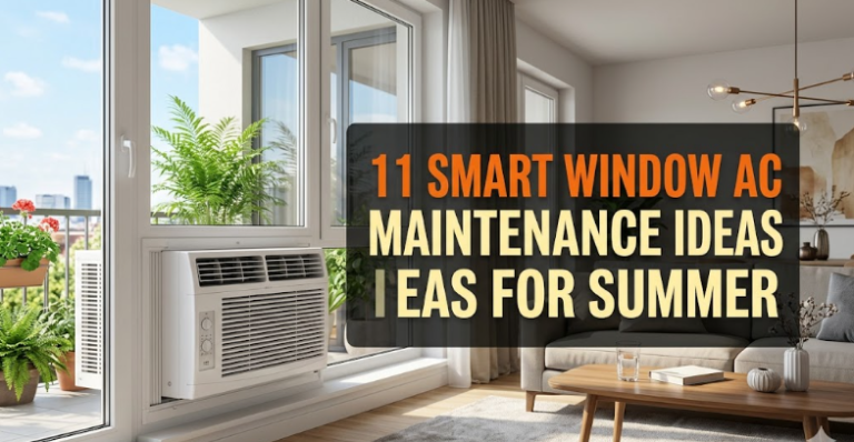 11 Smart Window AC Maintenance Ideas for Summer