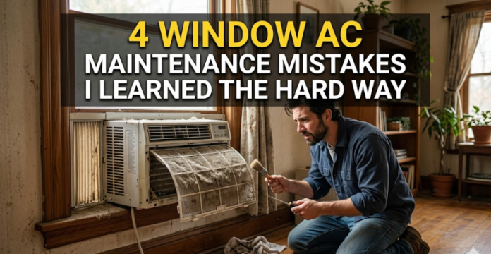 4 Window AC Maintenance Mistakes I Learned the Hard Way