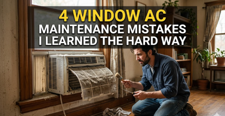 4 Window AC Maintenance Mistakes I Learned the Hard Way