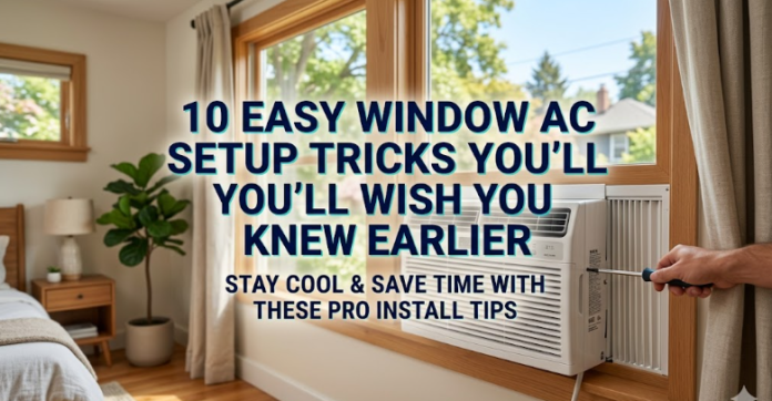 10 Simple Window AC Installation Tips Anyone Can Follow