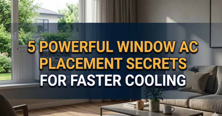 5 Powerful Window AC Placement Secrets for Faster Cooling