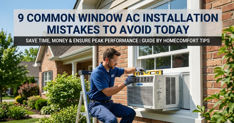 9 Common Window AC Installation Mistakes to Avoid Today