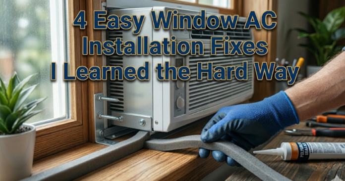 4 Easy Window AC Installation Fixes I Learned the Hard Way